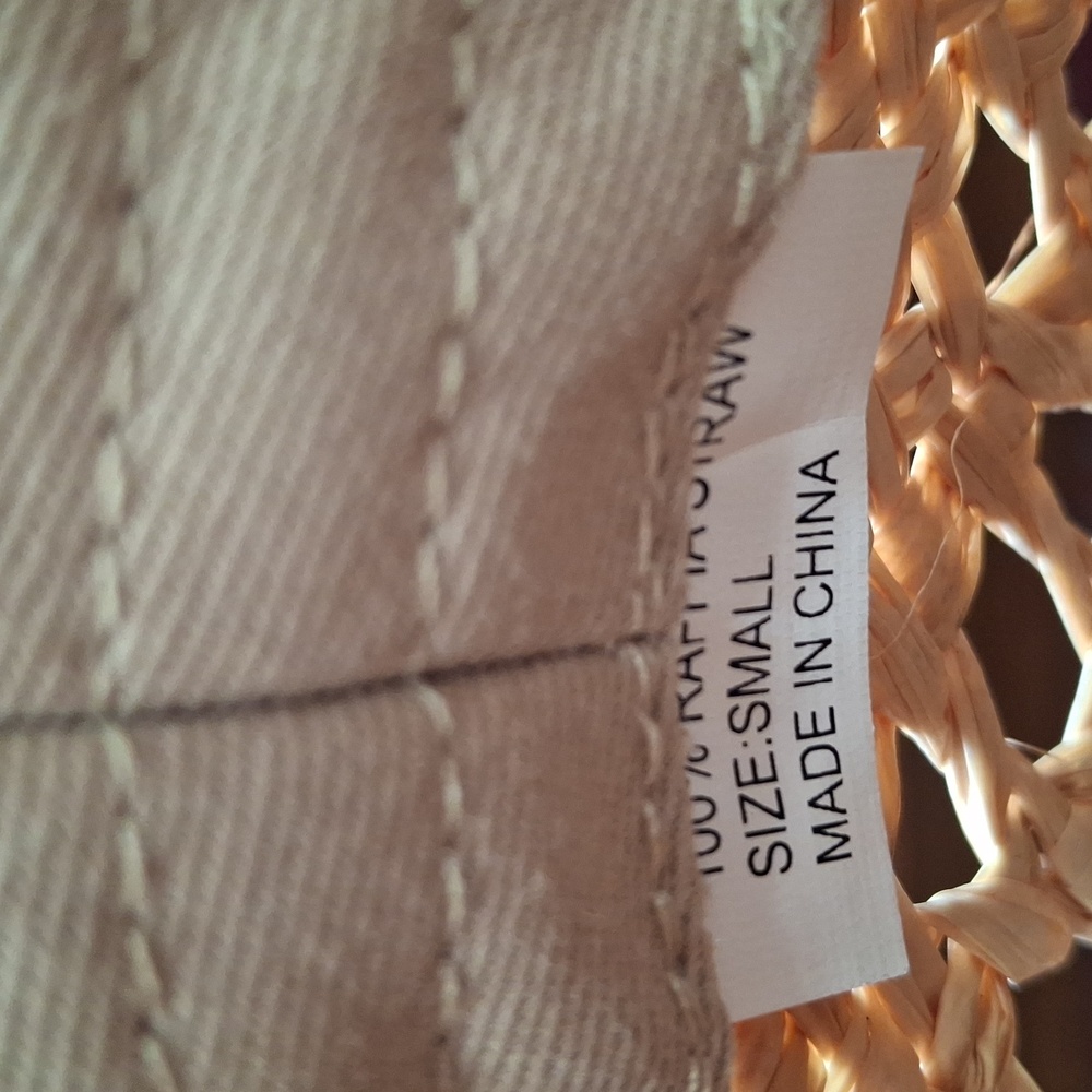 Straw Cowboy Hat with Faux Turquoise Beads - Picture 4 of 8